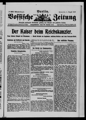 Vossische Zeitung vom 05.08.1916