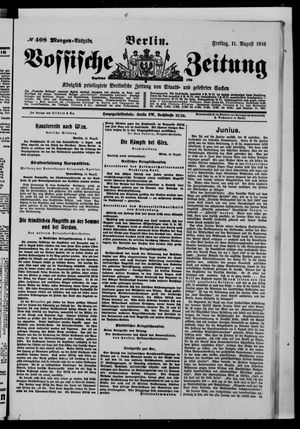 Vossische Zeitung vom 11.08.1916