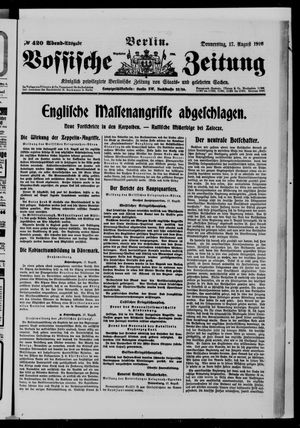 Vossische Zeitung vom 17.08.1916