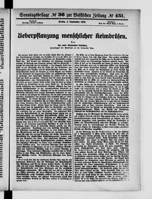 Vossische Zeitung vom 03.09.1916