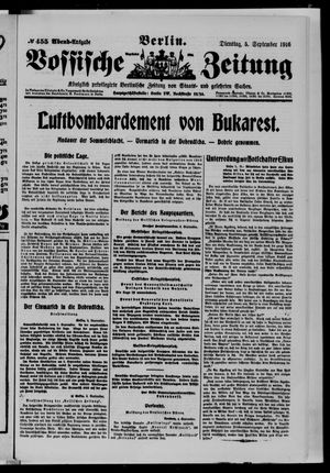 Vossische Zeitung vom 05.09.1916