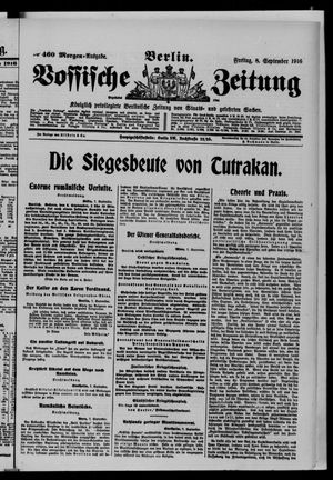 Vossische Zeitung vom 08.09.1916