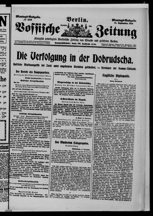 Vossische Zeitung vom 18.09.1916