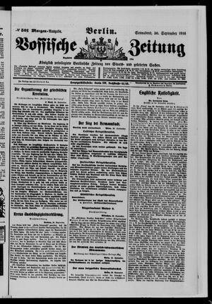 Vossische Zeitung vom 30.09.1916