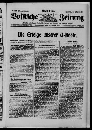 Vossische Zeitung vom 03.10.1916