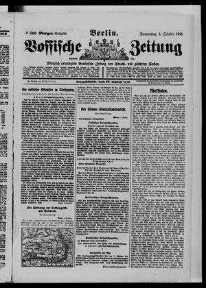 Vossische Zeitung vom 05.10.1916