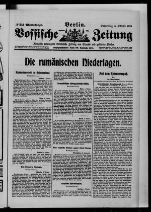 Vossische Zeitung vom 05.10.1916