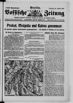 Vossische Zeitung vom 24.10.1916
