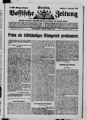 Vossische Zeitung vom 05.11.1916
