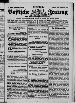 Vossische Zeitung vom 24.11.1916