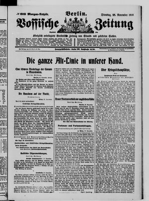 Vossische Zeitung vom 28.11.1916