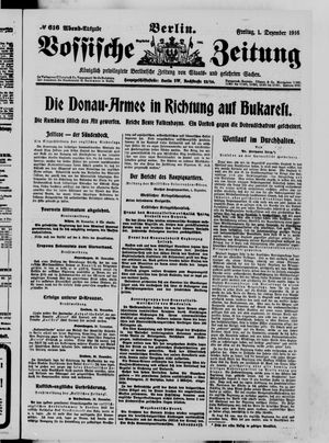 Vossische Zeitung vom 01.12.1916