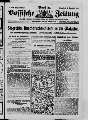 Vossische Zeitung vom 02.12.1916