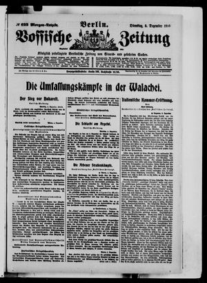 Vossische Zeitung vom 05.12.1916