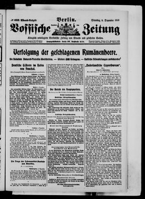 Vossische Zeitung vom 05.12.1916