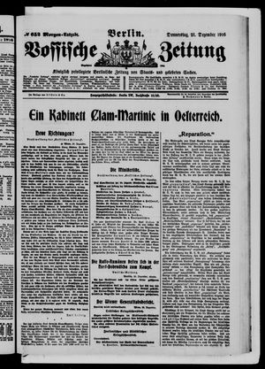 Vossische Zeitung vom 21.12.1916