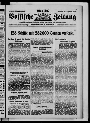 Vossische Zeitung vom 27.12.1916