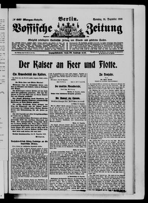Vossische Zeitung vom 31.12.1916