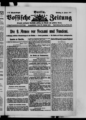 Vossische Zeitung on Jan 2, 1917