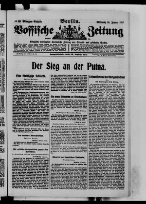 Vossische Zeitung on Jan 10, 1917