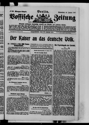 Vossische Zeitung vom 13.01.1917