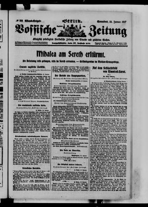 Vossische Zeitung vom 13.01.1917
