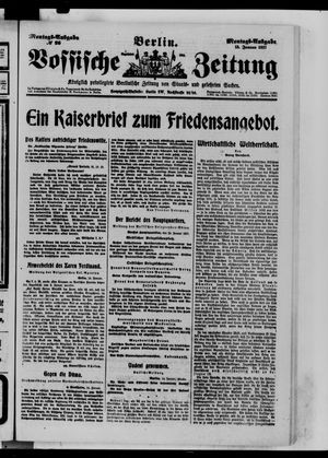 Vossische Zeitung vom 15.01.1917