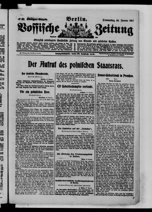 Vossische Zeitung vom 18.01.1917