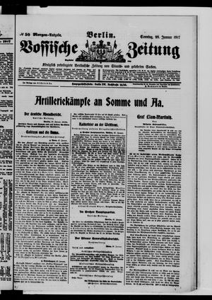 Vossische Zeitung vom 28.01.1917
