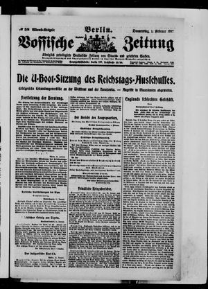 Vossische Zeitung vom 01.02.1917