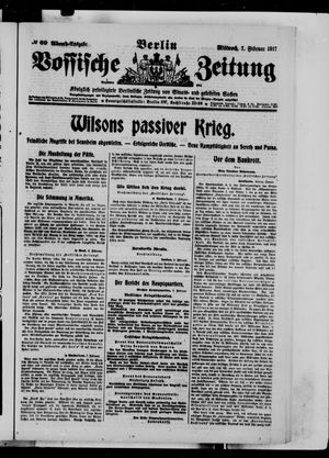Vossische Zeitung vom 07.02.1917