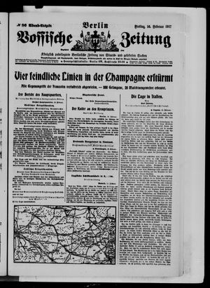 Vossische Zeitung vom 16.02.1917