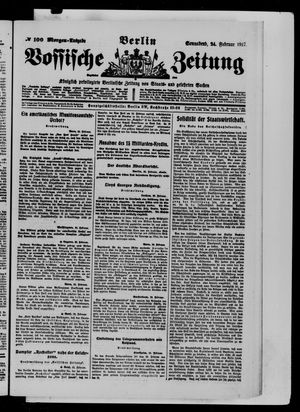 Vossische Zeitung vom 24.02.1917
