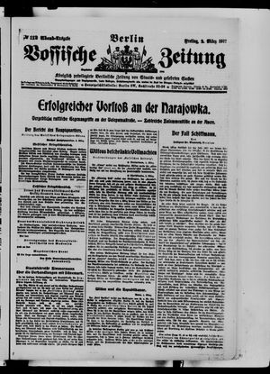 Vossische Zeitung vom 02.03.1917