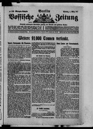 Vossische Zeitung on Mar 4, 1917