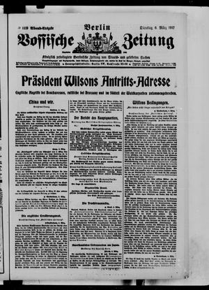 Vossische Zeitung on Mar 6, 1917