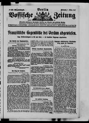Vossische Zeitung vom 07.03.1917