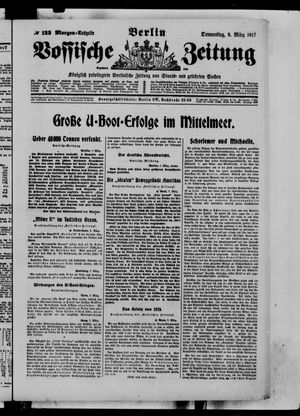 Vossische Zeitung vom 08.03.1917