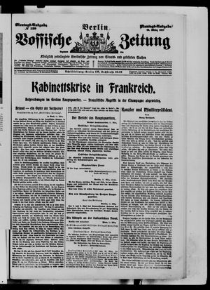 Vossische Zeitung vom 12.03.1917