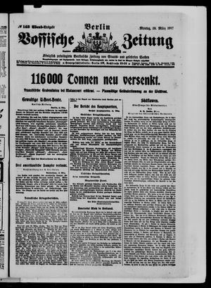 Vossische Zeitung vom 19.03.1917
