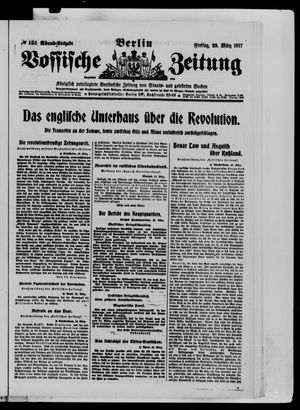 Vossische Zeitung vom 23.03.1917