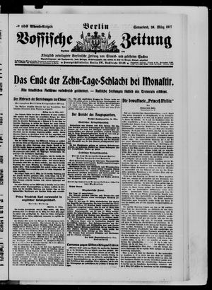 Vossische Zeitung on Mar 24, 1917