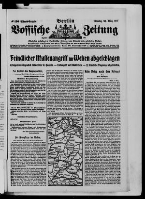 Vossische Zeitung on Mar 26, 1917