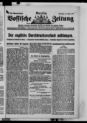 Vossische Zeitung vom 10.04.1917