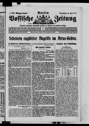 Vossische Zeitung vom 12.04.1917
