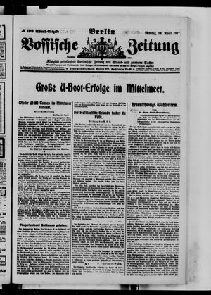 Vossische Zeitung vom 16.04.1917