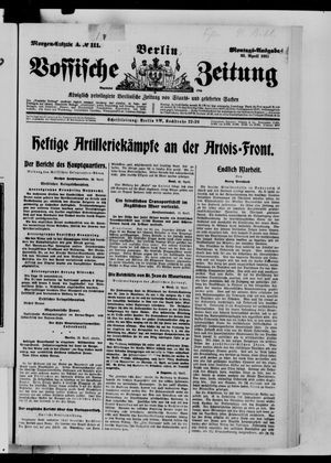 Vossische Zeitung vom 23.04.1917