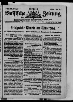 Vossische Zeitung vom 07.05.1917