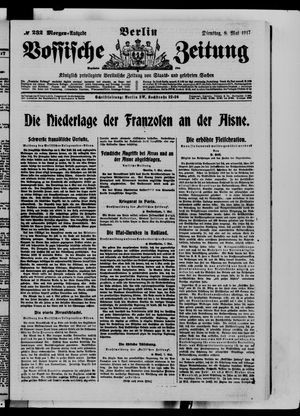Vossische Zeitung vom 08.05.1917