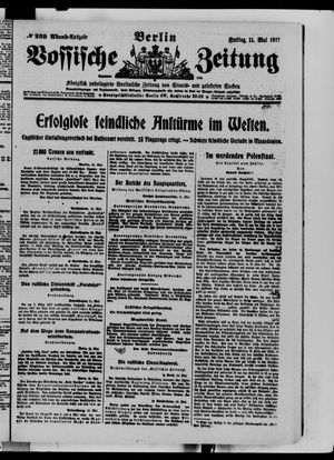 Vossische Zeitung vom 11.05.1917